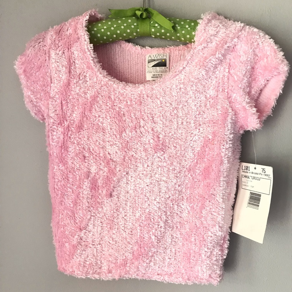 Shaggy Top Pink Girls For Poodle skirts